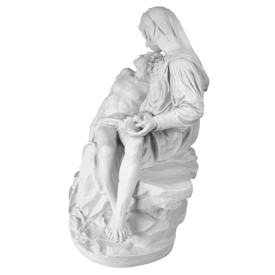 Design Toscano Pieta Bonded Marble Statue | Time For a Clock