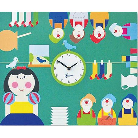 Snow White Wall Clock - Made in Italy - Time for a Clock