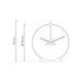 Nomon Aire Modern Table Clock - Made in Spain - Time for a Clock