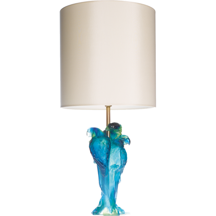 Daum - Crystal Macaw Lamp by Jean-François Leroy - Time for a Clock
