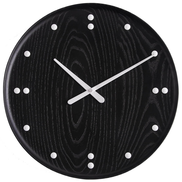 Finn Juhl - FJ Black Wood Clock by Architectmade - Made in Denmark