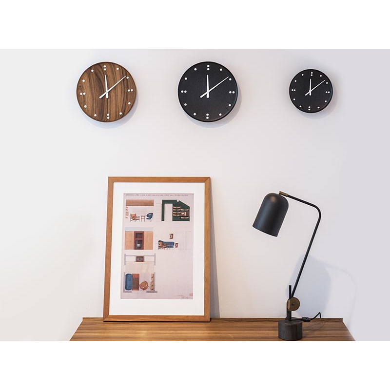 Finn Juhl - FJ Black Wood Clock by Architectmade - Made in Denmark