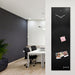 Design Object - Post It Magnetic Board Vertical Wall Clock - Made in Italy - Time for a Clock