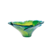 Daum - Crystal Tall Ginkgo Bowl in Green - Time for a Clock
