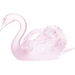 Daum - Crystal Swan in Pink 500 Ex - Time for a Clock