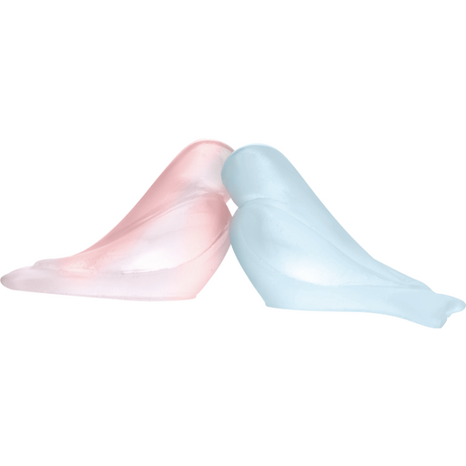 Daum - Crystal Love Birds in Blue & Pink by Pierre-Yves Rochon - Time for a Clock