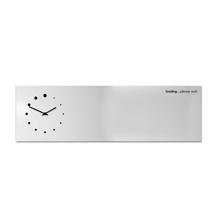 Design Object - Loading Magnetic Board Wall Clock - Made in Italy - Time for a Clock