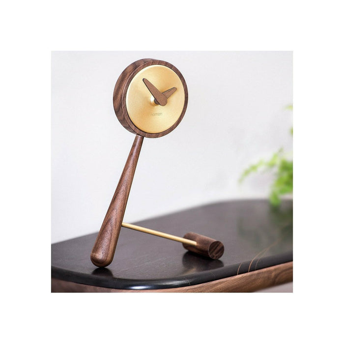 Nomon Mini Puntero Modern Table Clock - Made in Spain - Time for a Clock