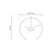 Nomon Omega Modern Table Clock - Made in Spain - Time for a Clock