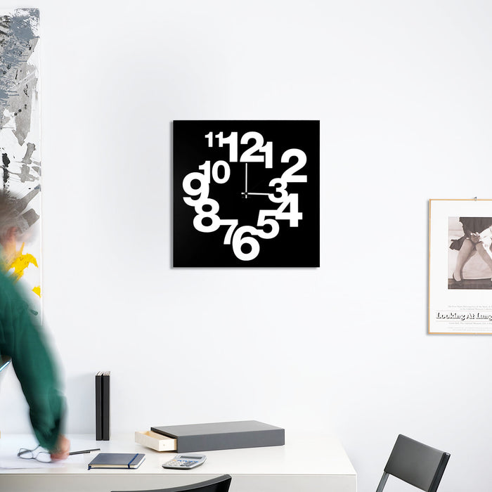 Design Object - Big Numbers Wall Clock - Made in Italy - Time for a Clock