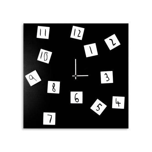 Design Object - Changing Magnetic Number Wall Clock - Made in Italy - Time for a Clock