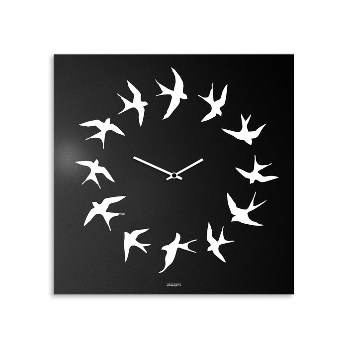 Design Object - Birds Wall Clock - Made in Italy - Time for a Clock