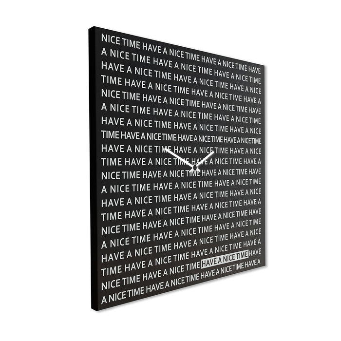 Design Object - Nice Time Wall Clock - Made in Italy - Time for a Clock