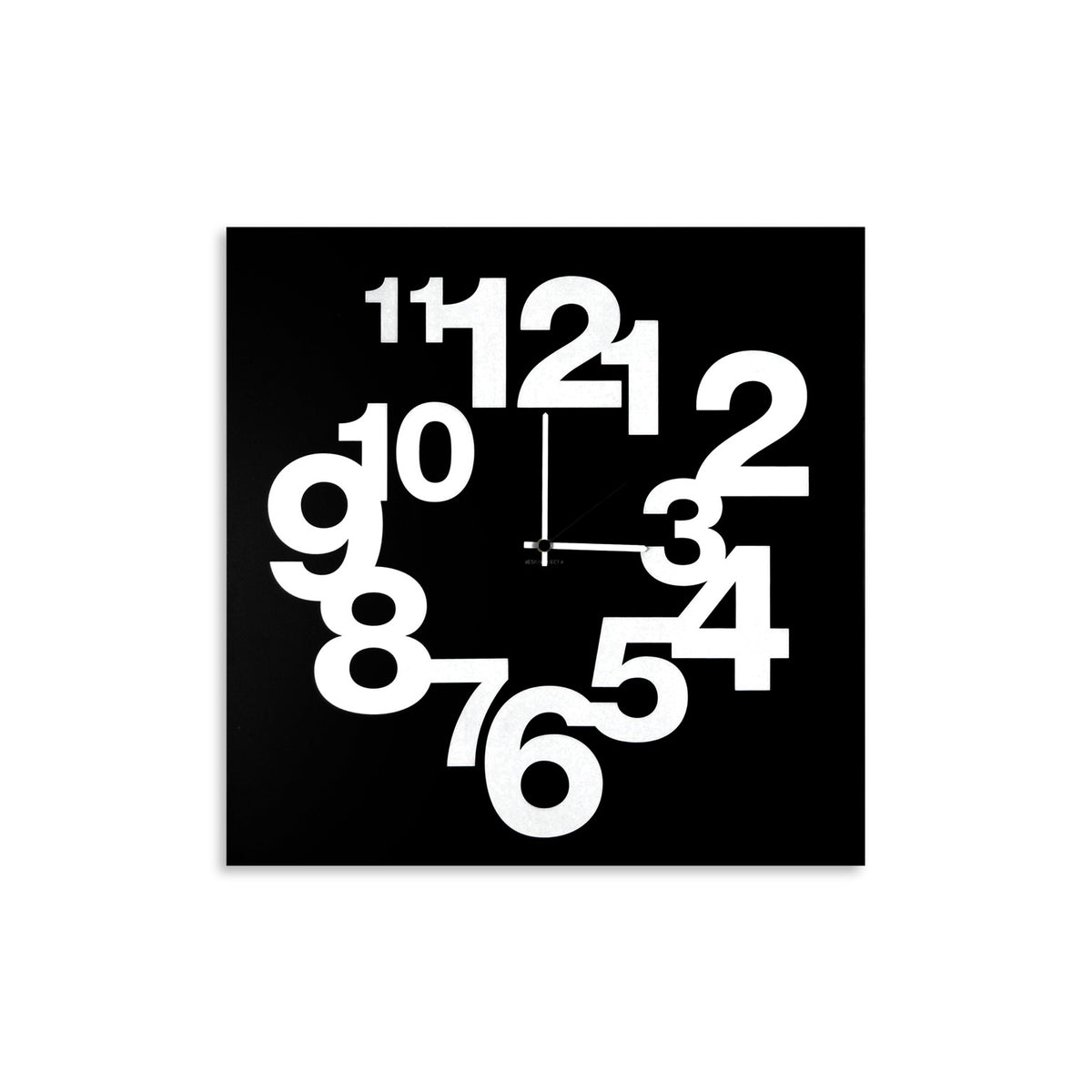 Design Object Big Numbers Wall Clock Time For a Clock — Time for a