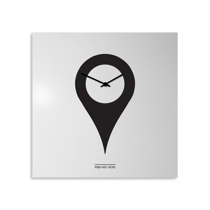 Design Object - You Are Here Wall Clock - Made in Italy - Time for a Clock