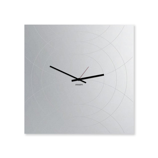 Design Object - Narciso Square Mirror Wall Clock - Made in Italy - Time for a Clock