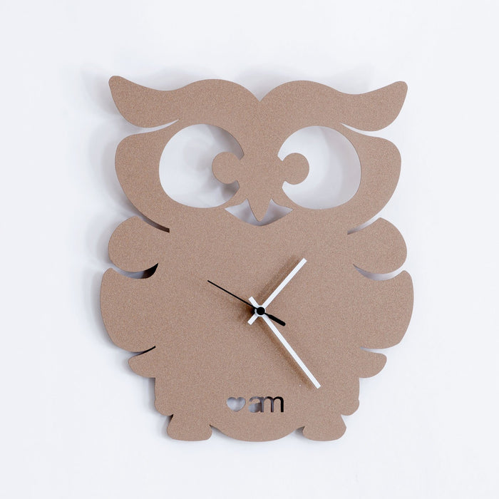 Arti e Mestieri Owl Wall Clock - Made in Italy