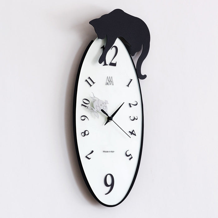 Arti e Mestieri Cute Vertical Tommy Wall Clock - Made in Italy