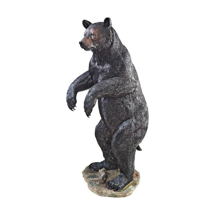 Design Toscano Fishing for Trouble Bear Statue Grande